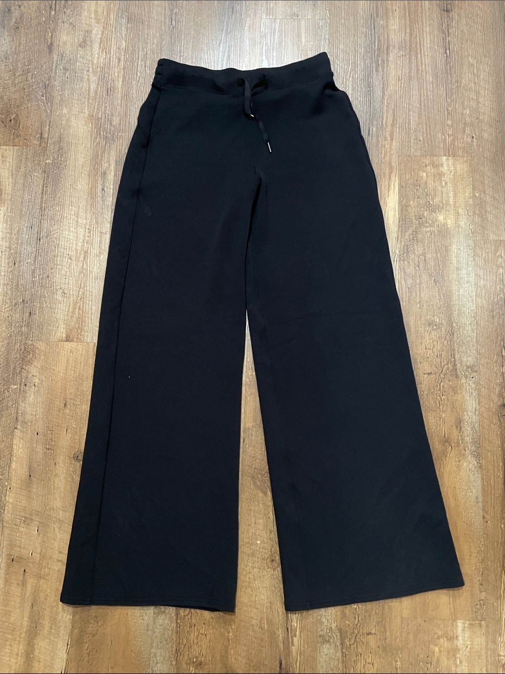 Spanx Air Essentials Wide Leg Black Pants Size Large